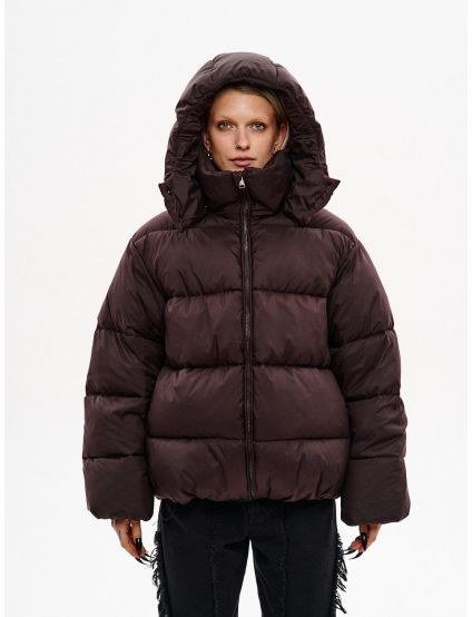 Картинка Пуховик коричневий